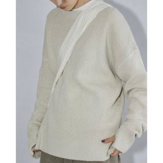 トゥデイフル(TODAYFUL)のtodayful Rawsilk Waffle Pullover(カットソー(長袖/七分))