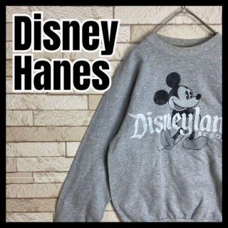 ディズニー(Disney)のDisney Hanes スウェット ミッキー キャラクター ウォルトディズニー(スウェット)