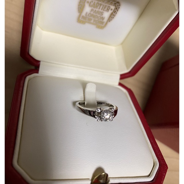 Cartier(カルティエ)のカルティエバレリーナダイヤモンド0.35リングホワイトゴールド47綺麗美品 レディースのアクセサリー(リング(指輪))の商品写真
