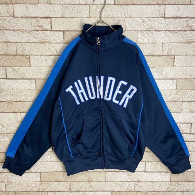 majestic NBA Thunder トラックジャケット ジャージ 刺繍