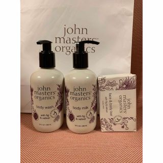 ジョンマスターオーガニック(John Masters Organics)のjohn masters organics  ボディセット　フィグ＆ベチバー(ボディソープ/石鹸)