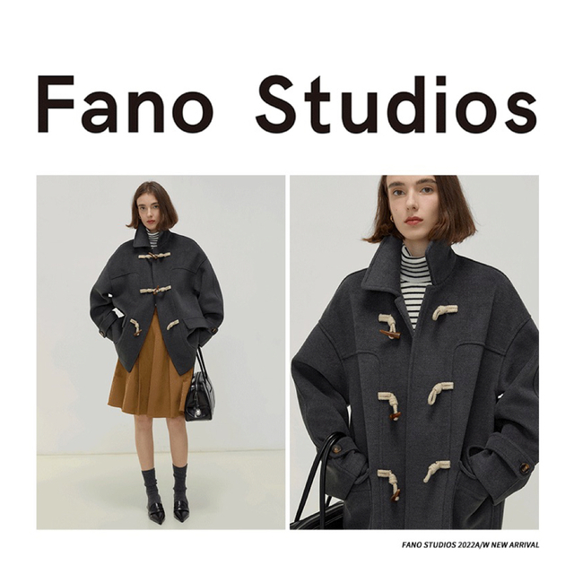 Fano Studios ミドル丈 ダッフルコート(L在庫一点) レディースのジャケット/アウター(ダッフルコート)の商品写真