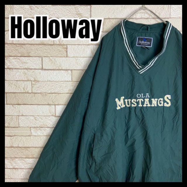 Holloway MUSTANGS リブライン ボーダー ナイロンプルオーバー | フリマアプリ ラクマ