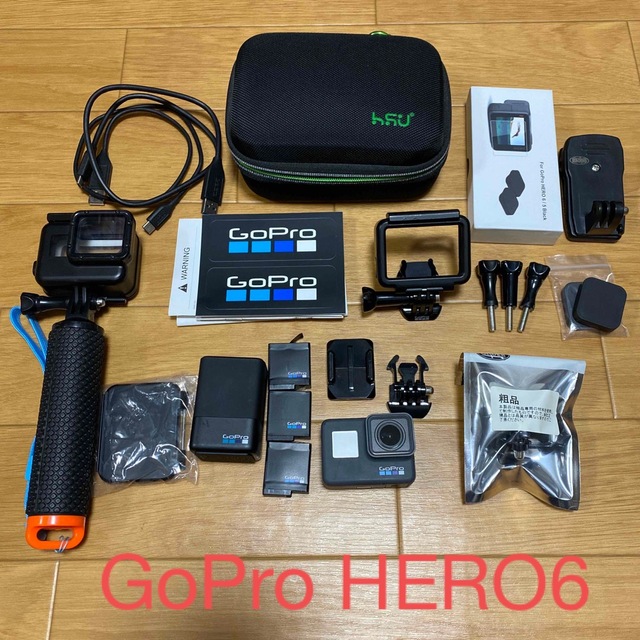 GoPro hero6 本体　純正アクセサリー セット