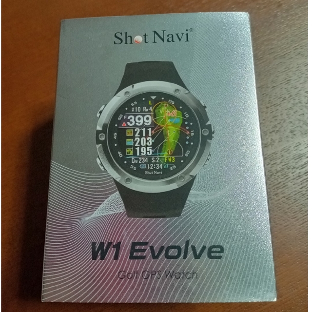 ショットナビW1 Evolve ゴルフGPS Watch【ブラック】