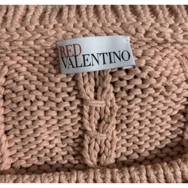 RED VALENTINO(レッドヴァレンティノ)のレッドヴァレンティノ  ニット 半袖トップス フリル S レディースのトップス(ニット/セーター)の商品写真