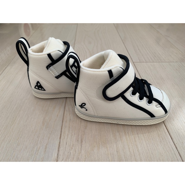 agnes b.(アニエスベー)のagnes b. le coq sportif コラボスニーカー　13CM キッズ/ベビー/マタニティのベビー靴/シューズ(~14cm)(スニーカー)の商品写真