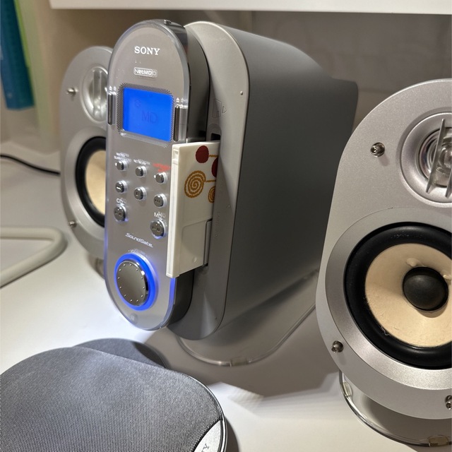 国産】 【美品DE完動品】SONY MD CD ミニコンポ LAM-Z03 シルバー