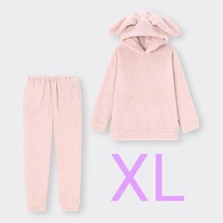 ジーユー(GU)のGU マシュマロフィール ラウンジセット ラビット うさ みみ XL うさぎ(ルームウェア)