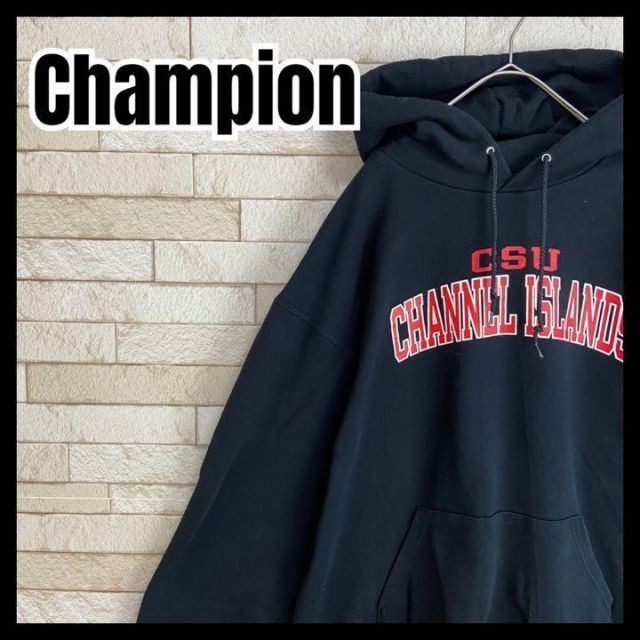 Champion パーカー スエット カレッジ アーチ スポーツ ストリート ...