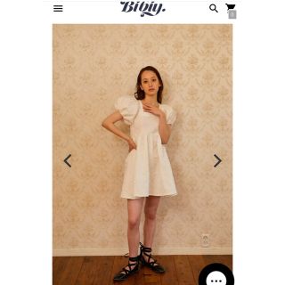 Bibiy. ELLE PUFF MINI DRESS(ひざ丈ワンピース)