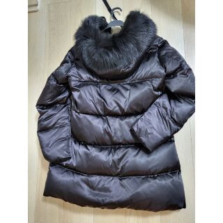 極美品 プラダ PRADA ダウンコート ダウンジャケット ファー付 コート