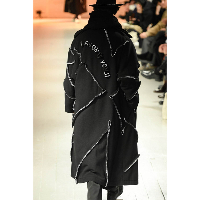 yohji yamamoto pour homme 20aw つまみ縫いコート 高級ブランド 