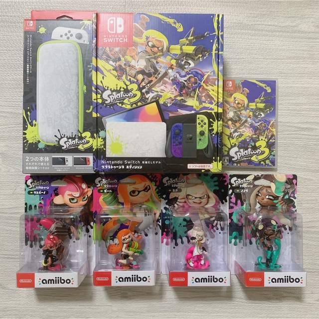 即出荷】 Nintendo Switch - スイッチ スプラトゥーン セット アミーボ