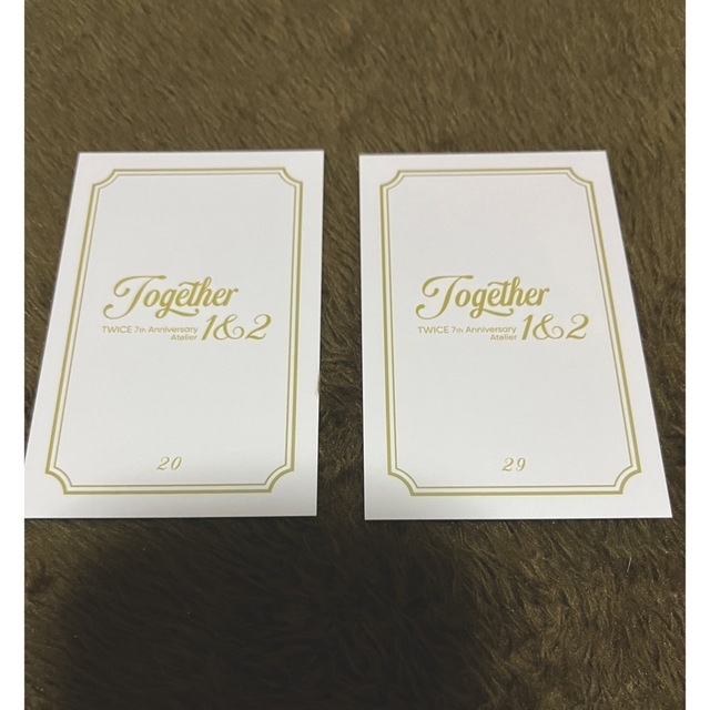 TWICE(トゥワイス)の【1/13まで特価】TWICE 7周年 POPUP トレカ ジョンヨン エンタメ/ホビーのCD(K-POP/アジア)の商品写真
