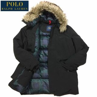 ポロラルフローレン(POLO RALPH LAUREN)の定価86,900 極美品 ラルフローレン フェイクファー トリム ダウンパーカー(ダウンジャケット)