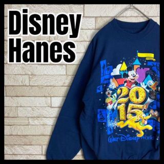 ディズニー(Disney)のDisney Hanes スウェット 2015 park ミッキー キャラクター(スウェット)