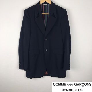 コムデギャルソンオムプリュス(COMME des GARCONS HOMME PLUS)の美品 コムデギャルソンオムプリュス 長袖テーラードジャケット ブラック(テーラードジャケット)