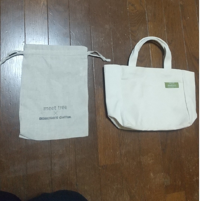 【新品未使用】meet tree トートバッグ&巾着袋 2点セット レディースのバッグ(トートバッグ)の商品写真