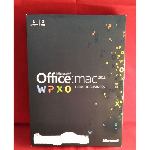 正規●Microsoft Office for Mac Home2011●製品版