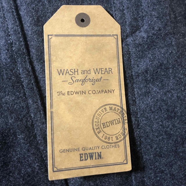 EDWIN(エドウィン)のEDWIN  ジャケット　Lサイズ　未使用 メンズのジャケット/アウター(Gジャン/デニムジャケット)の商品写真