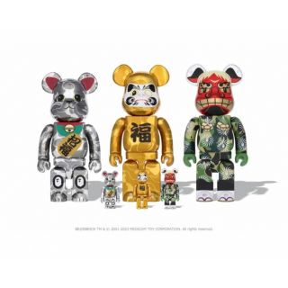 新品未開封✨BE@RBRICK BAPE 招き猫 達磨 獅子舞 100 400%(その他)