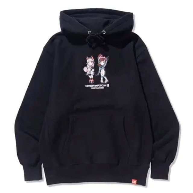 SELLY D.VA HOODIE BLACK L crazy raccoon