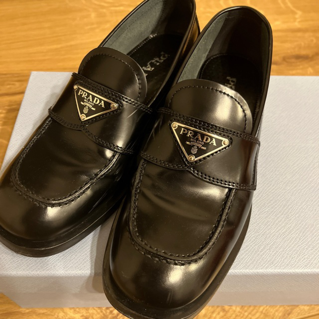 PRADA - 最終価格 PRADA ローファー 36.5の通販 by moi(子育て中のため