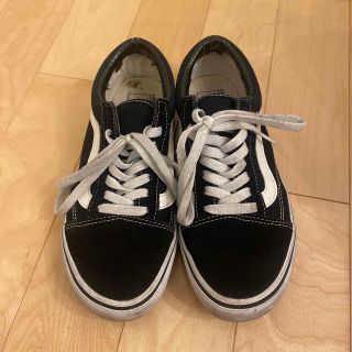 ヴァンズ(VANS)のvans 24.5cm バンズ  スニーカー　オールド スクール ブラック (スニーカー)