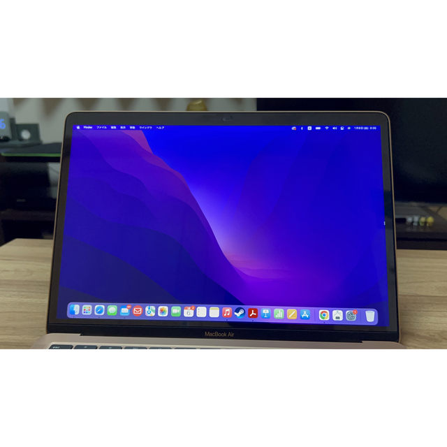 M1チップ搭載13インチMacBook Air マウス、ケース付き AppleMacBook airマウス カバーM1チップ搭載13インチ256GB