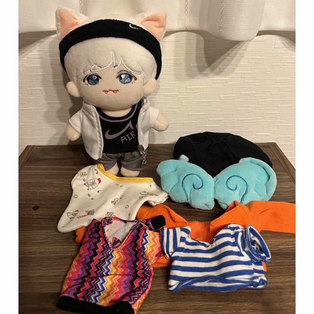 20cm着せ替えぬいぐるみ BTS SUGA ユニフォームセット-