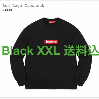 シュプリーム(Supreme)のSupreme Box Logo Crewneck送料込 Black XXL(スウェット)