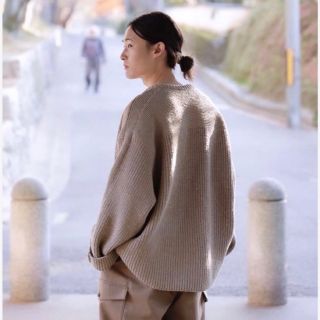 YOKE - yoke 5G COTTON CARDIGAN RIB STITCH KNITの通販 by ...