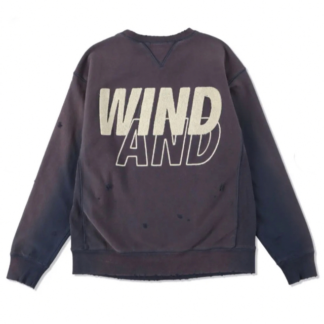 WIND AND SEA - WIND AND SEA ダメージ スウェット Lサイズの通販 by S