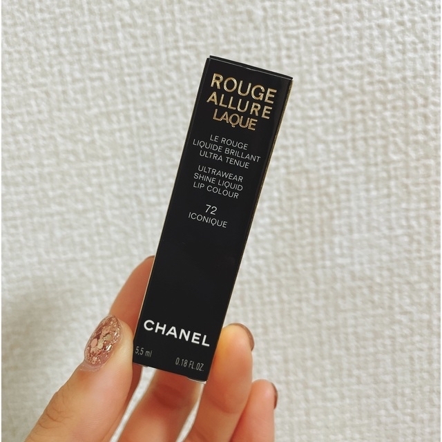 CHANEL(シャネル)のCHANEL ルージュ　アリュールラック　72 コスメ/美容のベースメイク/化粧品(リップグロス)の商品写真