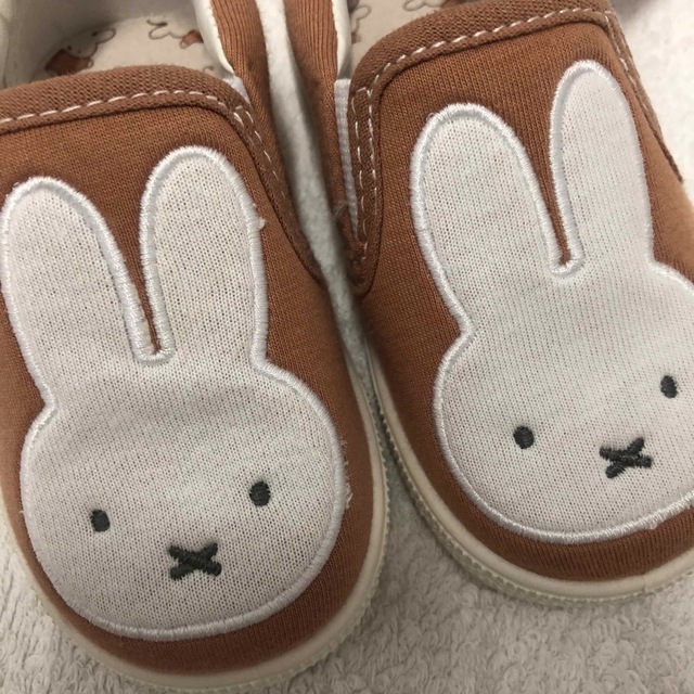 miffy(ミッフィー)の【新品タグ付】ベビーシューズ　ミッフィー　スリッポン　しまむらベビー　14cm　 キッズ/ベビー/マタニティのベビー靴/シューズ(~14cm)(スリッポン)の商品写真