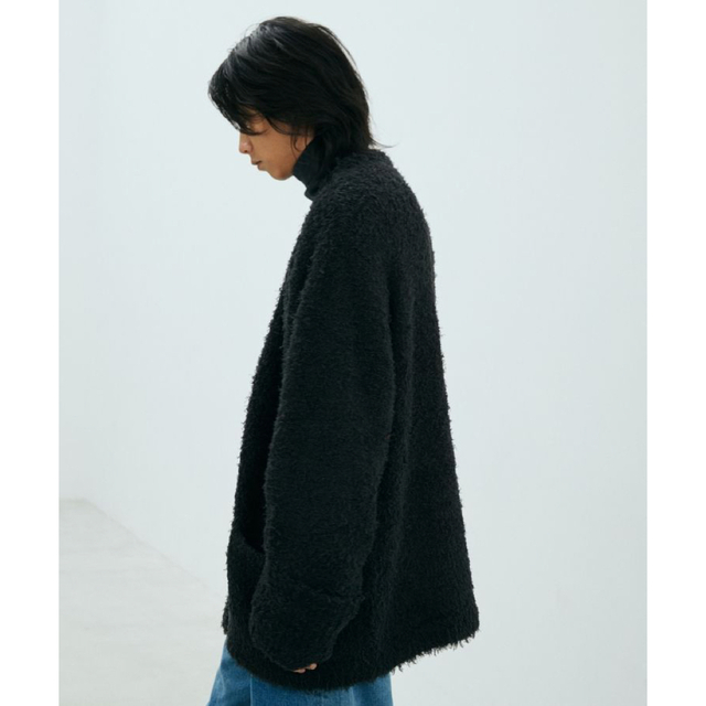 LIDNM FEATHER YARN LOOSE CARDIGAN 再販版