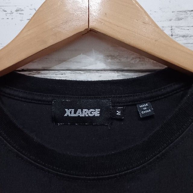XLARGE - XLARGE(エクストララージ) メンズロンT ブラック M XLARGE - XLARGE(エクストララージ) メンズロンT ブラック M