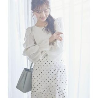 プロポーションボディドレッシング(PROPORTION BODY DRESSING)のPROPORTION B.D♡プリーツスリーブニット(ニット/セーター)