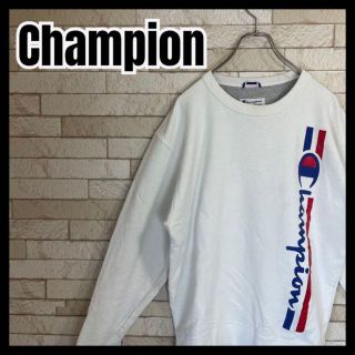 チャンピオン(Champion)のChampion スウェット トレーナー ビッグロゴ ゆるダボ スケーター 古着(スウェット)