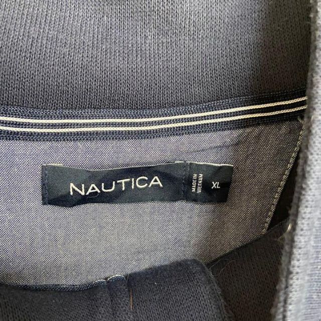 NAUTICA(ノーティカ)のNAUTICA ハーフジップ ニット セーター 刺繍 人気 カジュアル オシャレ メンズのトップス(ニット/セーター)の商品写真