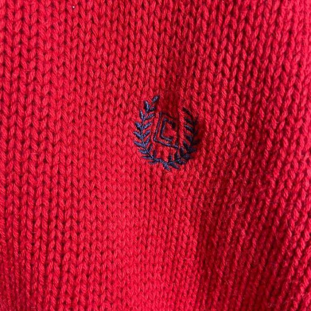 Ralph Lauren(ラルフローレン)のCHAPS Ralph Lauren ハーフジップ ニット セーター 刺繍 冬 メンズのトップス(ニット/セーター)の商品写真