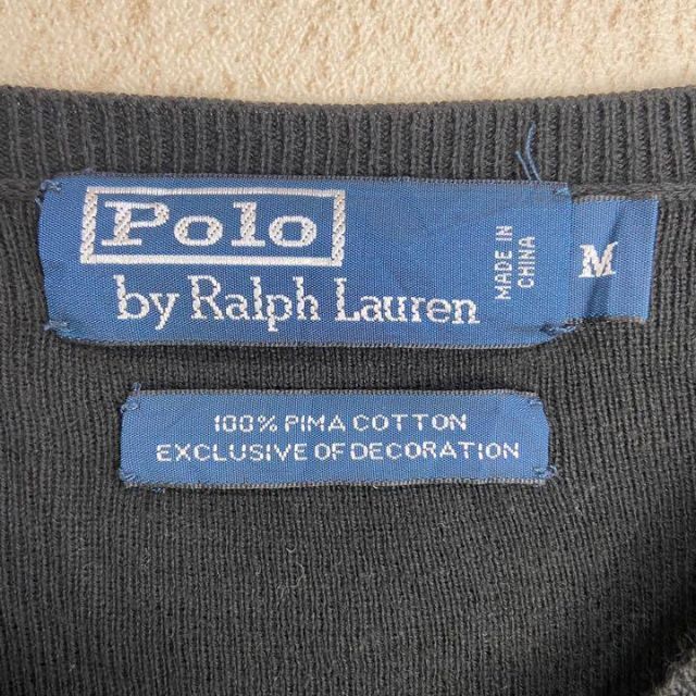 POLO Ralph Lauren ニット セーター Vネック 刺繍 ロゴ メンズのトップス(ニット/セーター)の商品写真