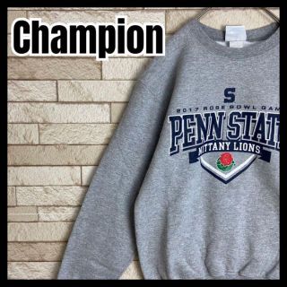 チャンピオン(Champion)のChampion スウェット カレッジ 大学 NCAA スポーツ 太アーム 冬(スウェット)