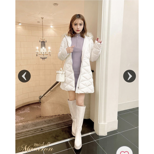 michellMacaron - 新品未使用♡パールストーンロングブーツの michellMacaron - 新品未使用♡パールストーンロングブーツの