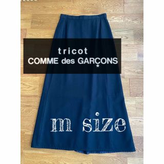 コム デ ギャルソン(COMME des GARCONS) ネイビー ロングスカート