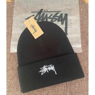 ステューシー(STUSSY)のstussyビーニー　ストゥーシービーニー　ストゥーシーニット帽　新品未使用(ニット帽/ビーニー)