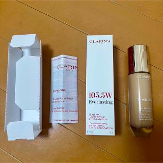 クラランス(CLARINS)のクラランス　ファンデーション　エヴァーラスティング ロングウェア 105.5W(ファンデーション)