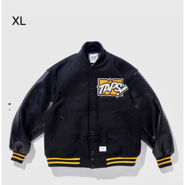 WTAPS 2022FW VARSITY JACKET BLACK XL