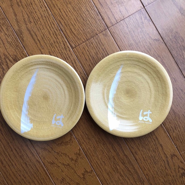 はま寿司　金の皿　2枚セット エンタメ/ホビーのコレクション(ノベルティグッズ)の商品写真